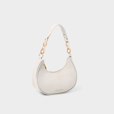 Katie Loxton Sasha Small Shoulder Bag in Off White