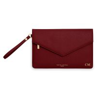 Katie Loxton Esme Envelope Clutch Bag Follow Your Heart Red