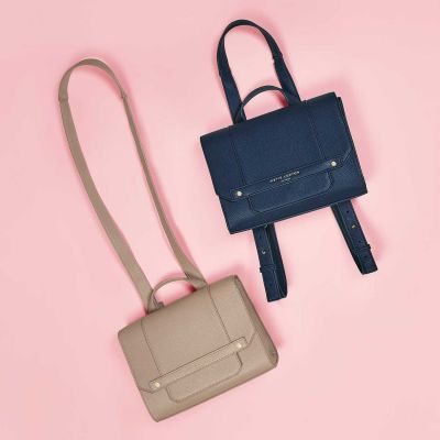 Katie Loxton Mila Multi Way Backpack Crossbody Bag Navy Blue #7