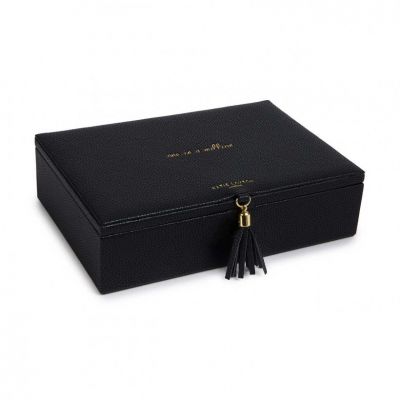 Katie Loxton Tassel Jewellery Box One In A Million Black