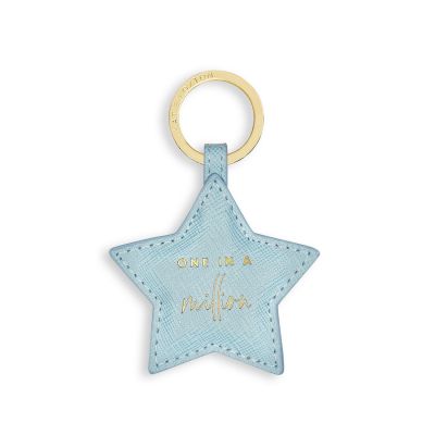 Katie Loxton Beautifully Boxed Sentiment Keyring One In A Million Blue #2