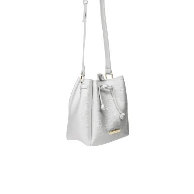 Katie Loxton Mini Chloe Bucket Bag Metallic Silver #3