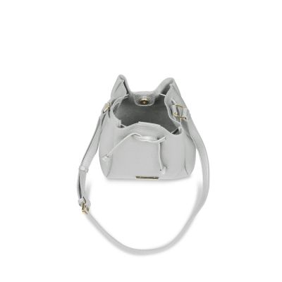 Katie Loxton Mini Chloe Bucket Bag Metallic Silver #4