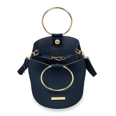 Katie Loxton Suki Mini Bucket Bag Navy #3