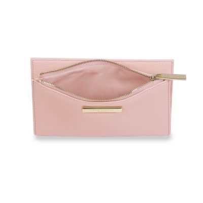 Katie Loxton Alise Soft Pebble Fold-out Purse Blush Pink #4