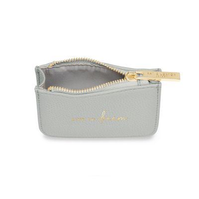 Katie Loxton Stylish Structured Coin Purse Live To Dream Grey #2