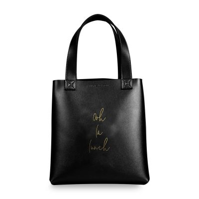 Katie Loxton Luxury Lunch Bag Oh La Lunch Black #1