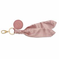 Katie Loxton Carrie Scarf Keyring Bag Charm Pink Spot
