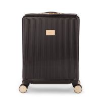 Dune London Olive 55cm Cabin Suitcase Black Gloss