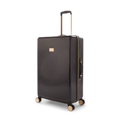 Dune London Olive 77cm Large Suitcase Black Gloss #2