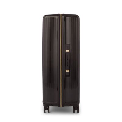 Dune London Olive 77cm Large Suitcase Black Gloss #4