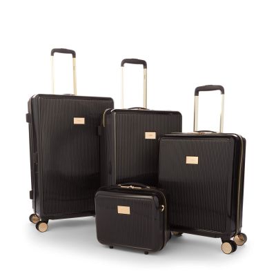 Dune London Olive 77cm Large Suitcase Black Gloss #6