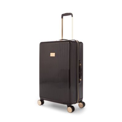 Dune London Olive 67cm Medium Suitcase Black Gloss #2