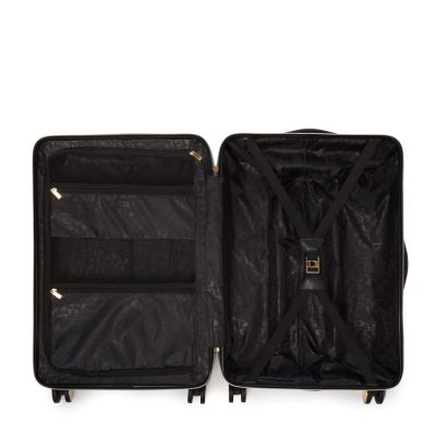Dune London Olive 67cm Medium Suitcase Black Gloss #5