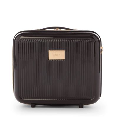 Dune London Olive Vanity Case Black Gloss