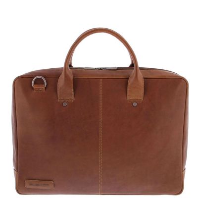 Plevier Navigator Omega Laptop Bag 17.3 Inch Brown