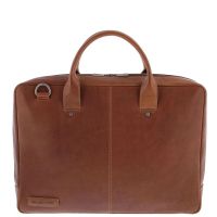 Plevier Navigator Omega Laptop Bag 17.3 Inch Brown