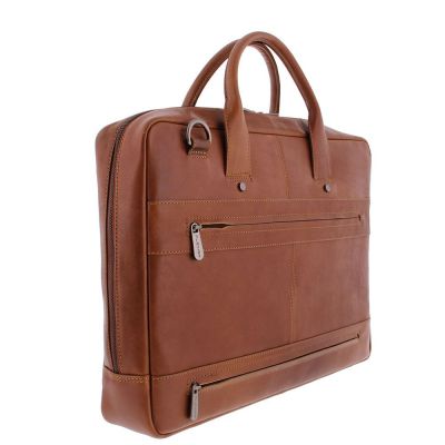 Plevier Navigator Omega Laptop Bag 17.3 Inch Brown #3