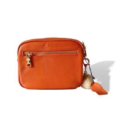 Pom Pom London Mayfair Bag & Accessories Orange #3