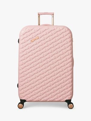 Ted Baker Belle 79cm 4-Wheel Large Suitcase - Pink #1