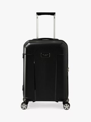 Ted Baker Flying Colours 54cm 4-Wheel Cabin Case - Jet Black