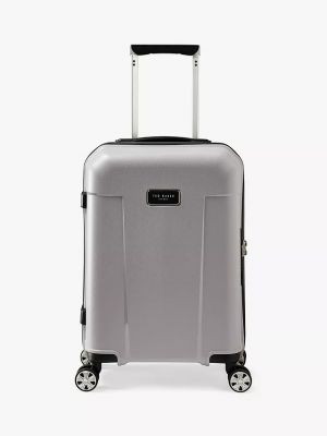 Ted Baker Flying Colours 54cm 4-Wheel Cabin Case - Frost Grey
