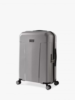Ted Baker Flying Colours 67cm 4-Wheel Medium Suitcase - Frost Grey #2