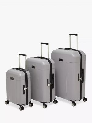 Ted Baker Flying Colours 80cm 4-Wheel Large Suitcase - Grey #4