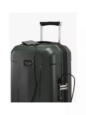 Ted Baker Flying Colours 54cm 4-Wheel Cabin Case - Forest Green #4