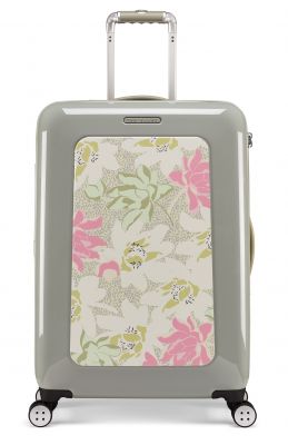 Ted Baker Take Flight Sage 69cm Medium 4-Wheel Suitcase Grey