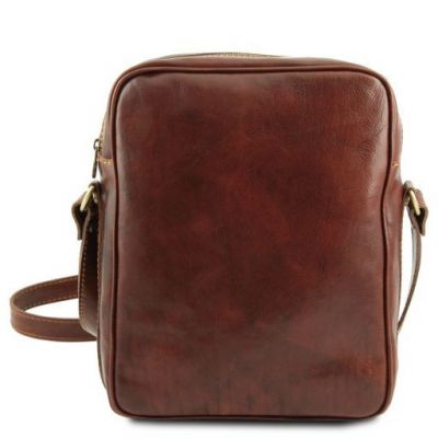 Tuscany Leather Oscar Exclusive Leather Crossbody Bag Brown #3