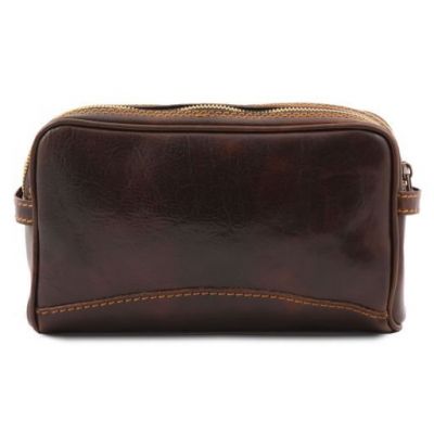 Tuscany Leather Igor Leather Toilet Bag Honey #4