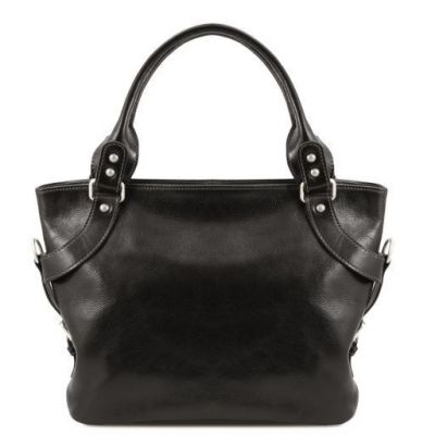 Tuscany Leather Shoulder Bag Black
