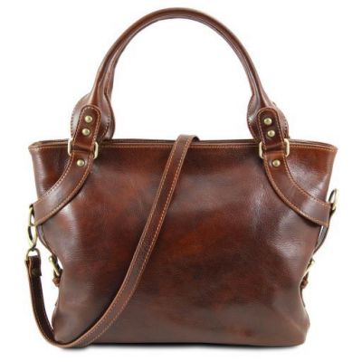 Tuscany Leather Ilenia Shoulder Bag Brown #3