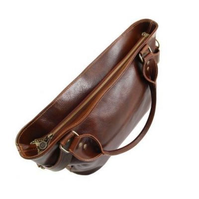 Tuscany Leather Ilenia Shoulder Bag Brown #5
