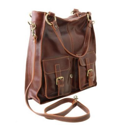 Tuscany Leather Melissa Lady Leather Bag Brown #2