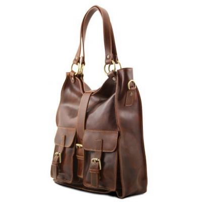 Tuscany Leather Melissa Lady Leather Bag Brown #3