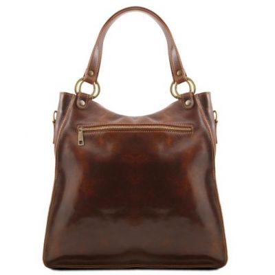 Tuscany Leather Melissa Lady Leather Bag Brown #4