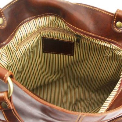 Tuscany Leather Melissa Lady Leather Bag Brown #6