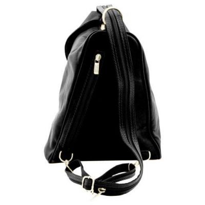 Tuscany Leather Classic Delhi Backpack Black #3