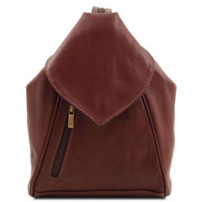 Tuscany Leather Classic Delhi Backpack Brown