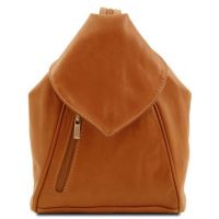 Tuscany Leather Classic Delhi Backpack Cognac