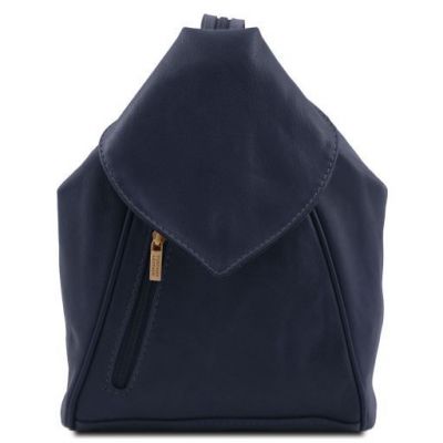 Tuscany Leather Classic Delhi Backpack Dark Blue