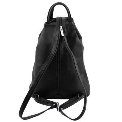 Tuscany Leather Classic Shanghai Backpack Black #3