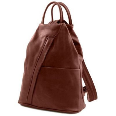 Tuscany Leather Classic Shanghai Backpack Brown #2