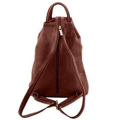 Tuscany Leather Classic Shanghai Backpack Brown #3