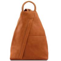Tuscany Leather Classic Shanghai Backpack Cognac