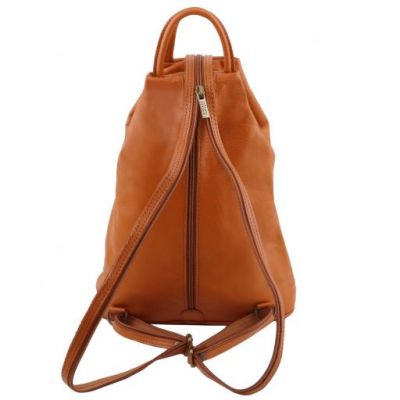 Tuscany Leather Classic Shanghai Backpack Cognac #3