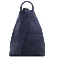 Tuscany Leather Classic Shanghai Backpack Dark Blue