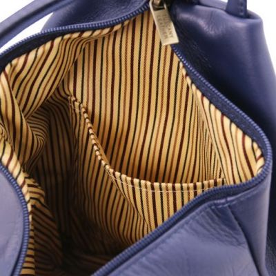 Tuscany Leather Classic Shanghai Backpack Dark Blue #4